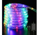 Tube Lumineux LED Multicolore Extérieur Étanche Chaîne Lumineuse Lampe Décor 10m Rgb