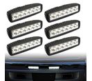 6x 18w 1620lm Lampe De Travail 6 LED Barre De Phares Antibrouillard Pour Camion Voiture Tout-terrain