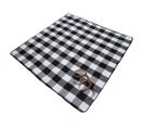 Couverture Pique-nique Picnic Imperméable 200x200 Cm Poignée Isolation Tapis Blanc