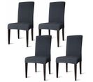 4x Housses De Chaise Universelle Étanche Balançoire Chaises Housse De Chaise Protecteur Fête Gris