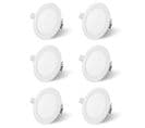 Lot De 6 Spot Encastrable LED Panel Extra-plat 18w, Température De Couleur: 3 Couleurs En 1