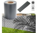 50m Écran D'intimité De Jardin Pvc Brise Vue Brise Vent Canisse Et Brande,anthracite