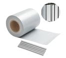 2x50m Écran D'intimité De Jardin Pvc Brise Vue Brise Vent Canisse Et Brande,gris