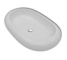 Lavabo À Poser Vasque Salle De Bain - En Forme Ovale Céramique 63 X 42 Cm Blanc