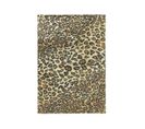 Tapis Tissé Plat Cypher Leopard En Polyester - Marron - 120x170 Cm