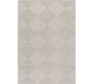 Tapis Intérieur Extérieur Motif Damier Crème Loopin 160x230