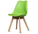 Chaise Design Scandinave - Verte