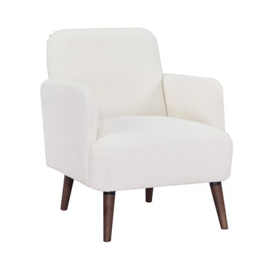 Chaise / Fauteuil Noellie Velours Blanc pieds Or