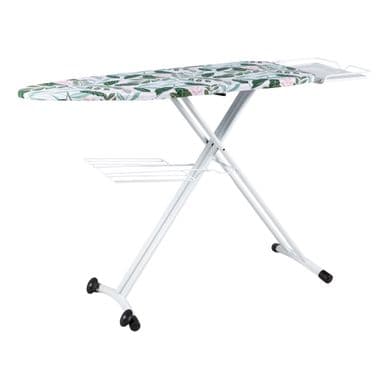 Table a repasser Pegane Mini table à repasser, 90 x 33 x 13 cm Coloris  Aleatoire (gris/rose) 