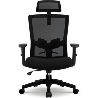 Chaise de bureau patchwork réglable en hauteur avec 5 roulettes -  multicouleur - Conforama