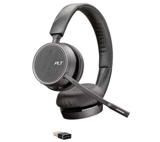 Casque Micro Bluetooth Voyager 4220 Uc Noir