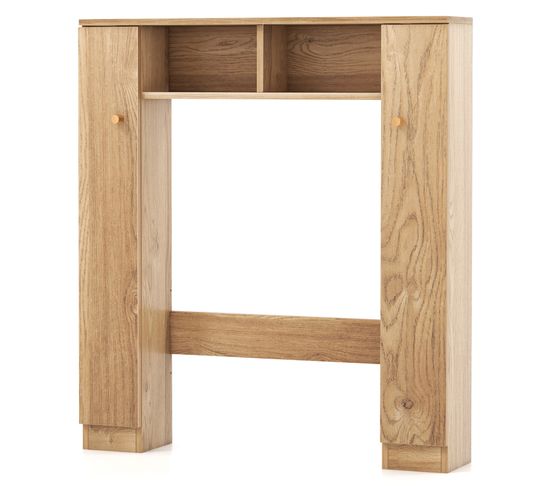 Meuble Wc Au-dessus De Toilettes/meuble De Rangement- 18 X 87,5 X 98 Cm (naturel)