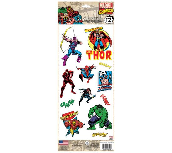 Stickers Repositionnables Marvel Comics Classic - Marvel Comics Classic