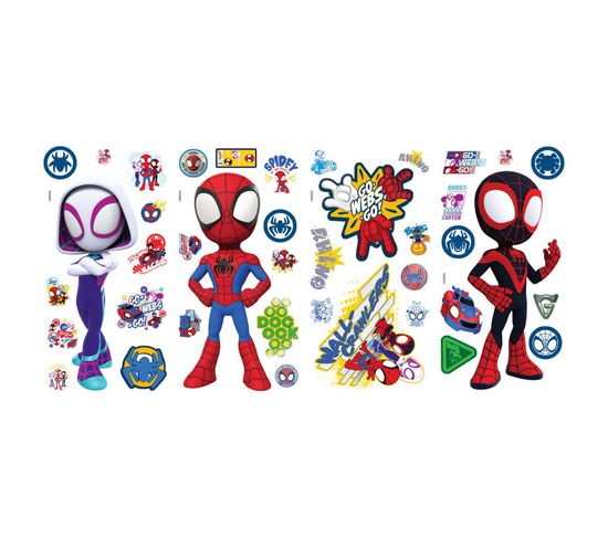 Stickers Mural Amazing Spider-man Et Ses Amis - Collection Spidey