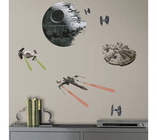 20 Stickers Vaisseaux Empire Et Rebel Star Wars