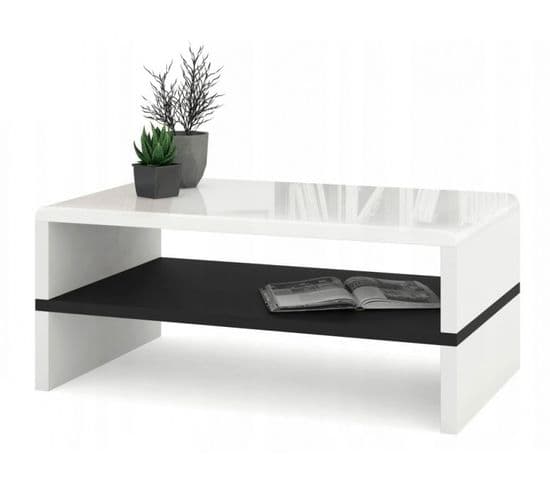 Table Basse Sirock 100 Cm Avec Plateau Laqué