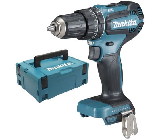 Perceuse-visseuse à Percussion 18v (sans Batterie Ni Chargeur) + Makpac - Makita - Dhp485zj