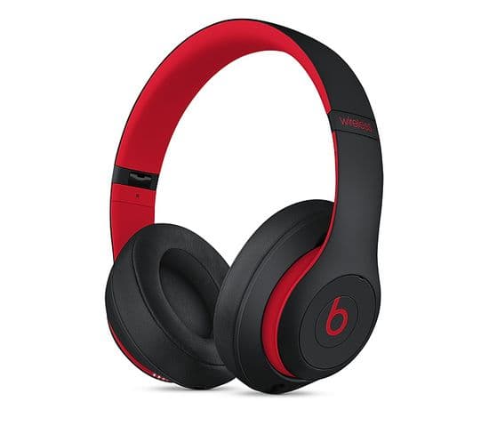 Casque Bluetooth Studio 3 Noir, Rouge