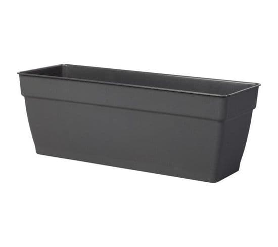 Jardinière Ninfea R Anthracite A Réserve D'eau - Coloris Gris Anthracite - 40 cm