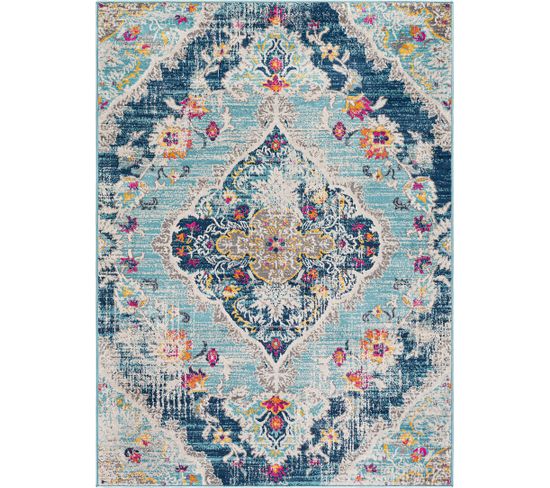 Tapis Vintage Oriental Multicolore/bleu 200x275