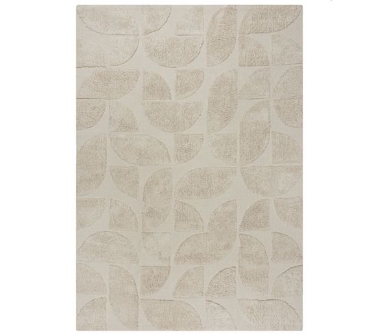 Tapis De Salon En Coton Kama En Coton - Beige - 200x290 Cm