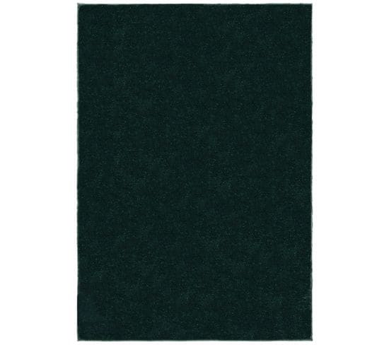 Tapis De Salon Moderne Épais Charly En Polyester - Vert - 160x230 Cm