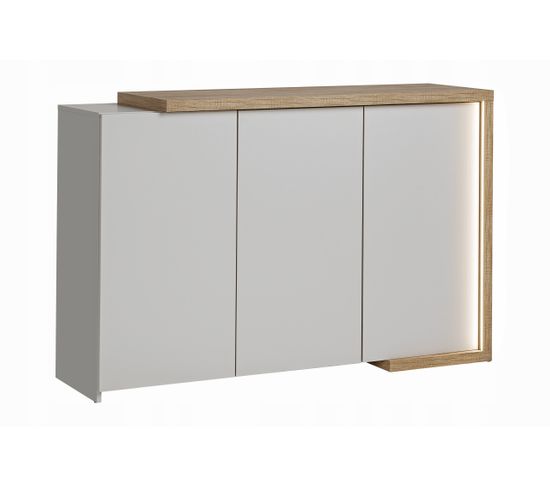 Buffet 150x96x40 Cm 3 Portes Cachmire Durak