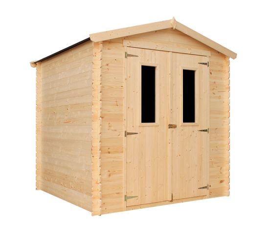 M343c+m343g - Abri De Jardin En Bois 3,53 M2 - Avec Sol Imprégné