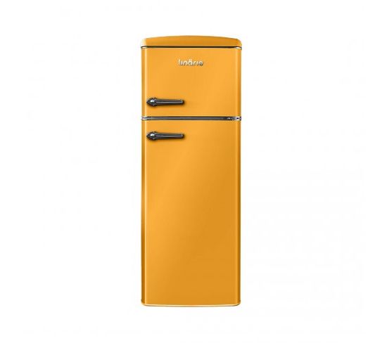 Réfrigérateur Congélateur 2 portes Retro Arzy Ljdd206orange 206 Litres Orange