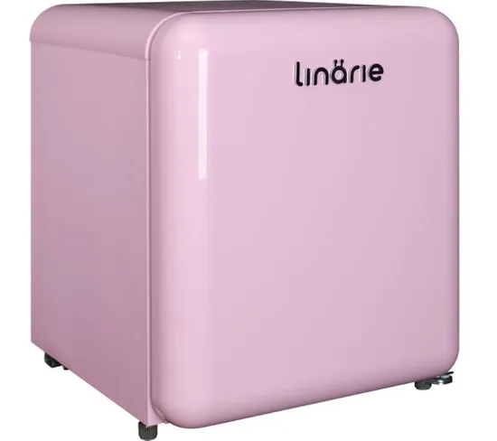 Chatel Mini Cube Réfrigérateur Rétro Rose 46 litres Linarie Avec Congélateur Intégré LK48MBPINK