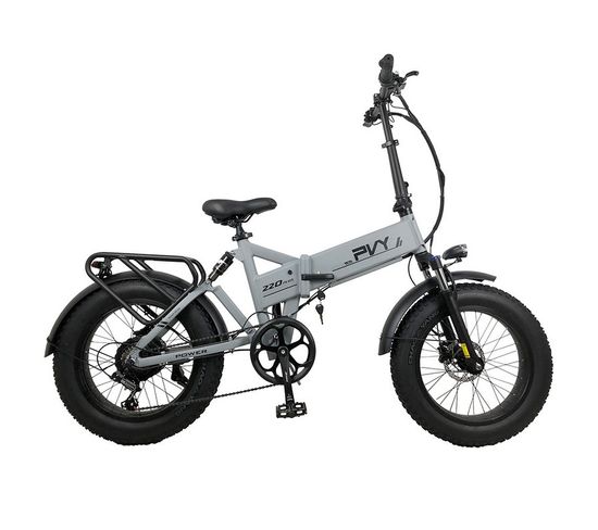 Z20 Plus Vélo Électrique Pliant 20 * 4,0 Pouces Gros Pneus 500 W Moteur 50 Km/h Vitesse - Gris