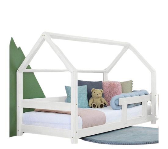 Lit Cabane Tery Blanc 120x190cm