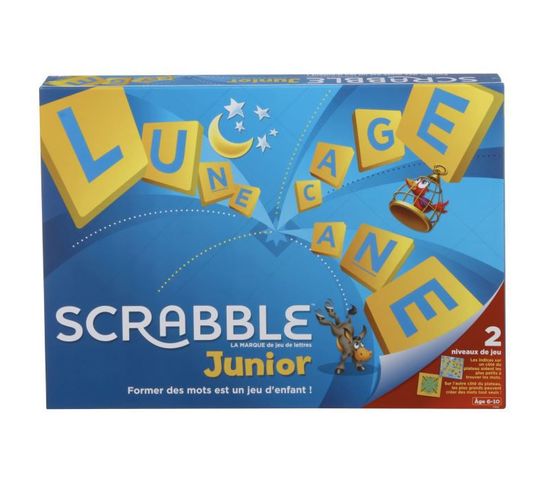 Jeu De Société Scrabble Junior Enfant 2 A 4 Joueurs De 6 A 10 Ans