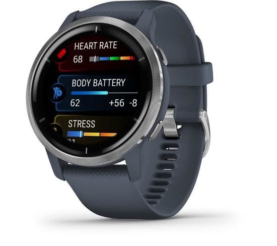 Venu 2 - Montre Connectée Gps Multi-sports et Santé - Autonomie Longue Durée