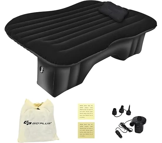 Matelas Gonflable Voiture Avec 12v Pompe Électrique, Lit Gonflable Surface  Charge 300kg