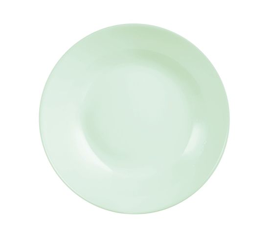 Assiette Creuse Vert Pastel 20 Cm