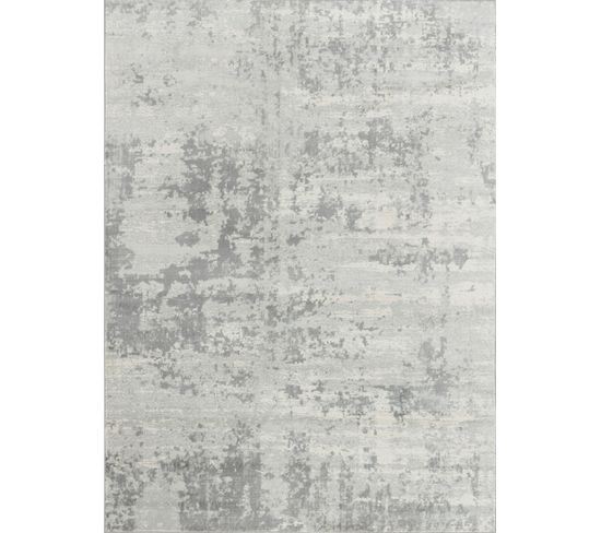 Tapis Abstrait Moderne Gris/ivoire 130x180