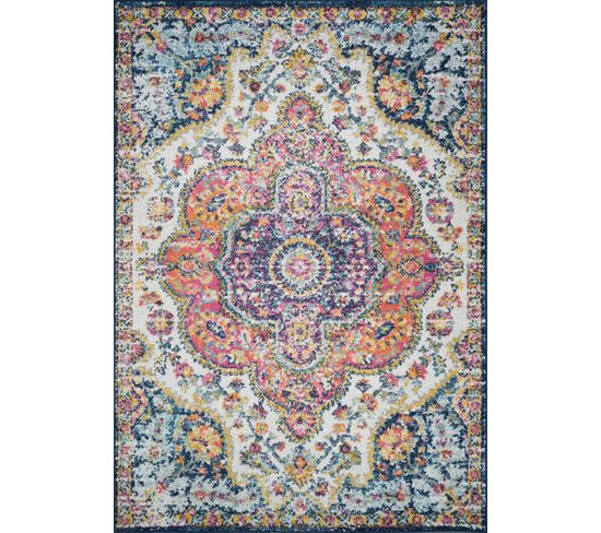 Tapis Vintage Oriental Multicolore/rose 120x170