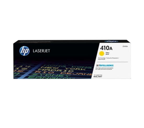 Toner Laserjet Jaune Hp 410a -  Authentique (cf412a) Pour Hp Color Laserjet Pro M452/m477