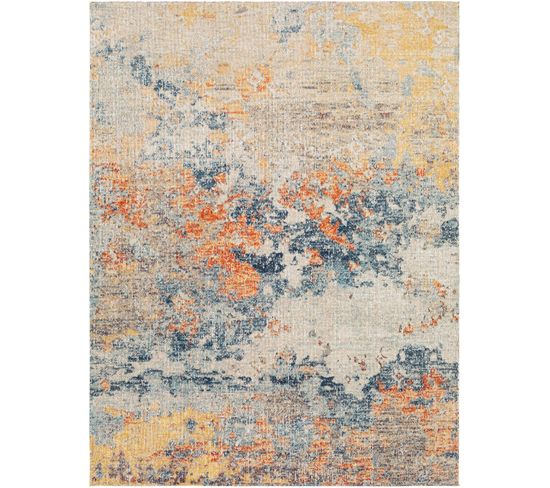 Tapis D'extérieur/intérieur Jaune/bleu 160x213