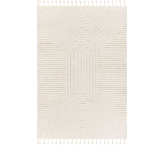 Tapis Scandinave Moderne Ivoire 160x213