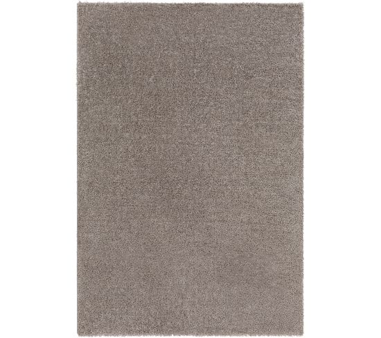 Tapis Shaggy Moderne Gris Foncé 160x2135