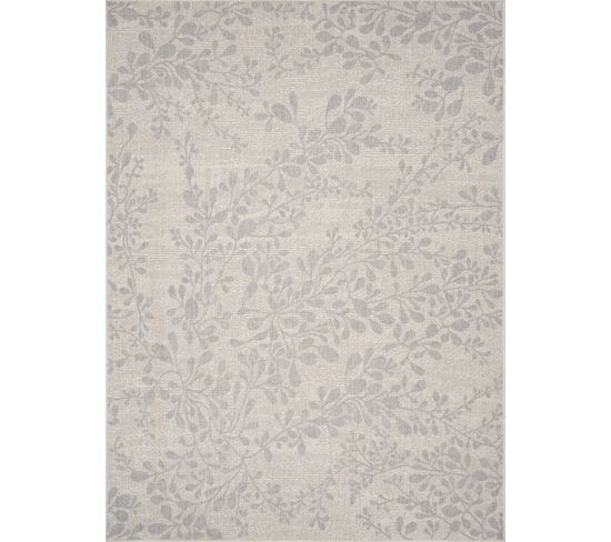 Tapis D'extérieur/intérieur Ivoire/gris 160x213