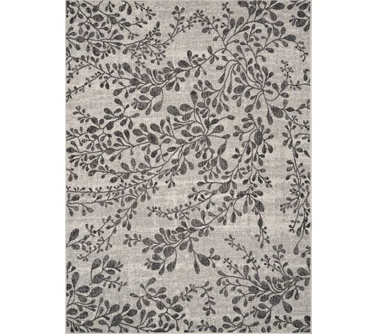 Tapis D'extérieur/intérieur Ivoire/gris 160x213