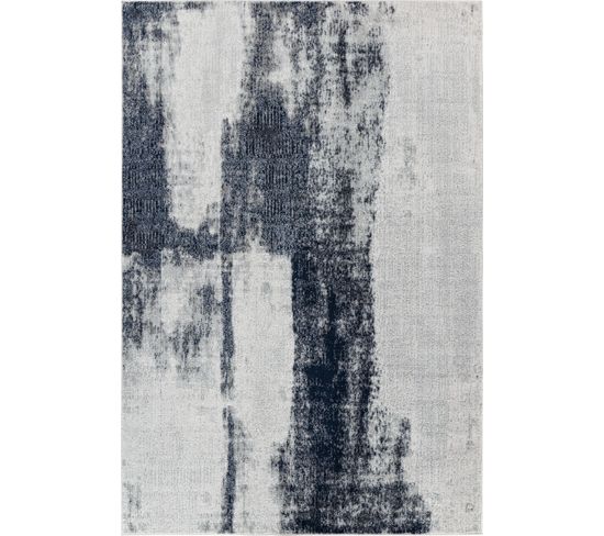 Tapis Abstrait Moderne Bleu/gris 120x170