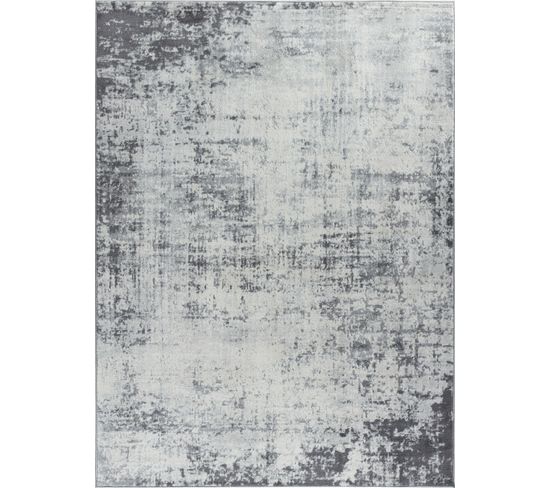 Tapis Abstrait Moderne Gris/blanc 120x170