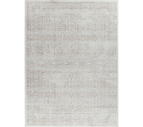 Tapis Vintage Oriental Brun/ivoire/gris 120x170