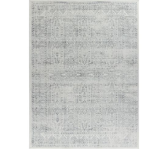 Tapis Vintage Oriental Gris/ivoire 160x215