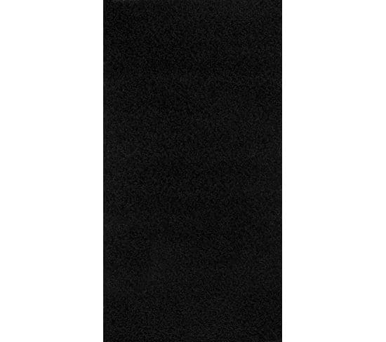 Tapis Shaggy Moderne Noir 80x150