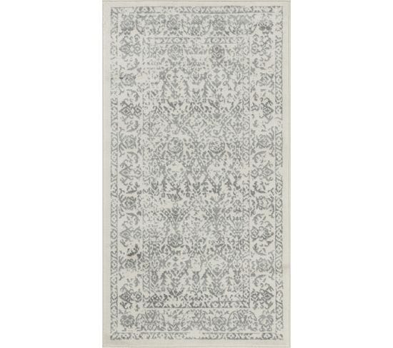 Tapis Vintage Oriental Blanc/gris 80x150